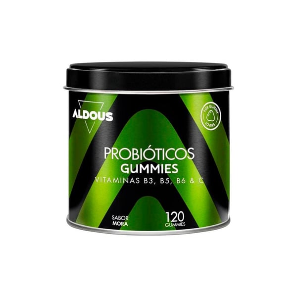 Probióticos con Vitaminas en gominolas Aldous (120 gominolas)