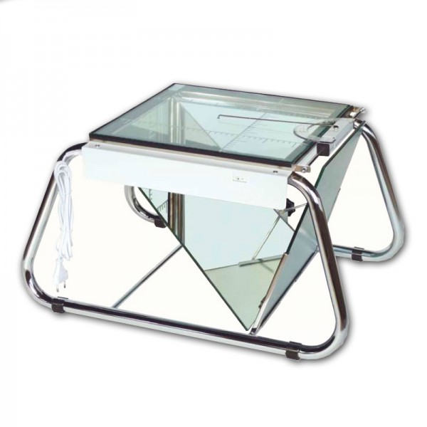 Espejo de repuesto pequeño del podoscopio de acero cromado