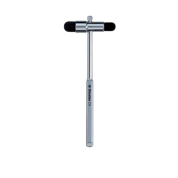 Martillos de Percusión Riester Buck, Mango Cromado con Aguja y Pincel en Bolsa de PE