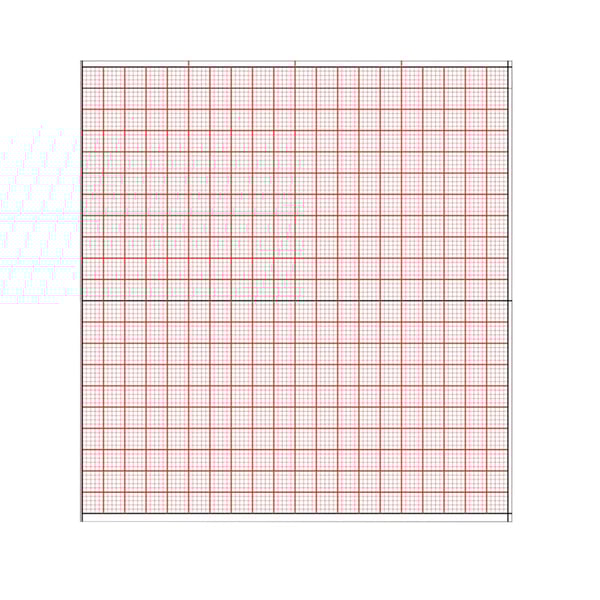 Rollo de papel para electrocardiógrafos milimetrado (112X25X12)