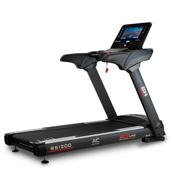 Cinta de correr RS1200 Multimedia BH Fitness: pantalla táctil y tecnología Touch&Fun que permite visualizar diverso contenido multimedia