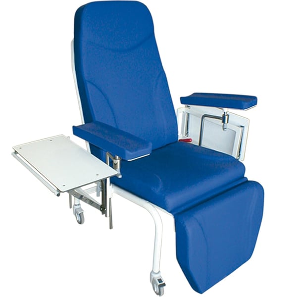 Sillón Ergonómico Clínico Extracciones Eco Blood: Ideal para extracciones, curas, diálisis, quimioterapia y pequeñas cirugías