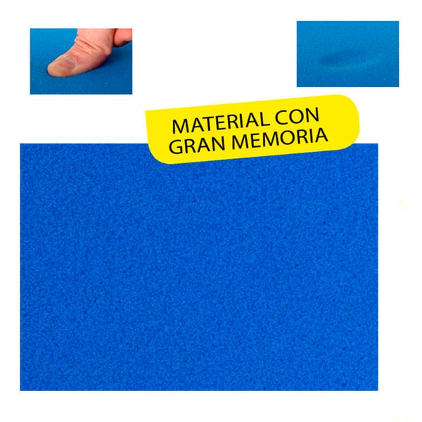Material viscolástico de alta densidad Slow Memory 8mm 100x75cm