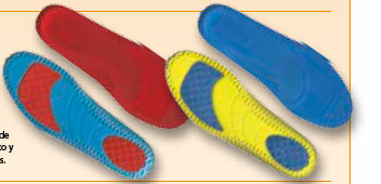 Plantilla Silonite Sport Sra. con forro en color rojo Talla 37/38 (ref: 15.057.2)
