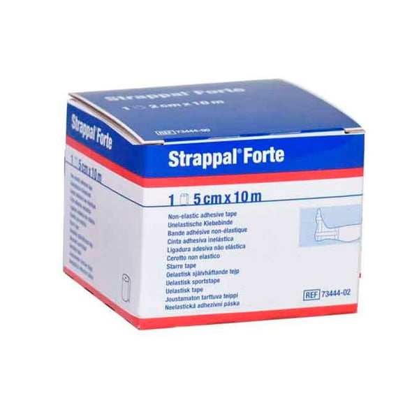 Venda Tape Strappal Forte 5 cm X 10 metros: Cinta adhesiva inelástica
