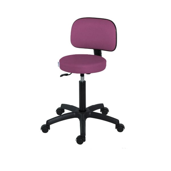 Taburete estándar Kinefis Economy: Altura de 55 -75 cm con respaldo (Varios colores disponibles)