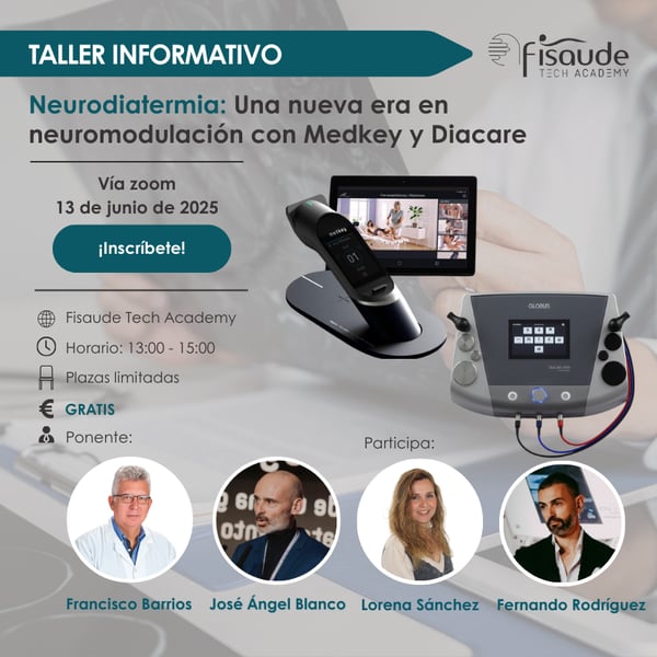 Taller informativo de Neurodiatermia: Una nueva era en neuromodulación con Medkey y Diacare - ZOOM - 13 de junio de 2025