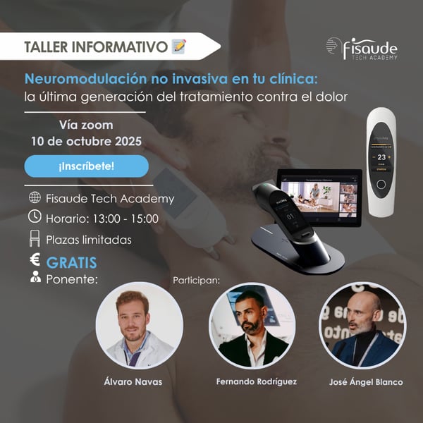Taller Informativo de Neuromodulación no invasiva en tu clínica: la última generación del tratamiento contra el dolor -10 octubre 2025 - ZOOM