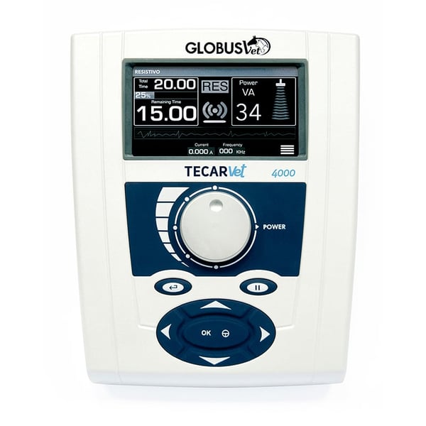 Tecarterapia Veterinaria TecarVet 4000 - Innovadora tecnología aplicada a la fisioterapia y rehabilitación de animales