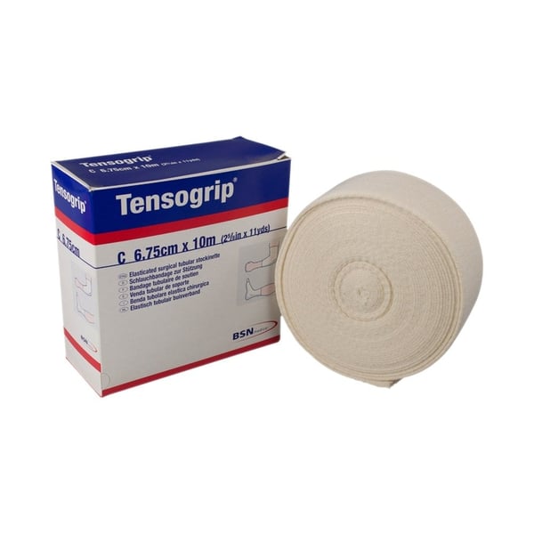 Tensogrip C Miembros Medios Adultos: Venda Tubular Compresiva con algodón (6,75 cm x 10 metros)