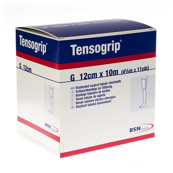 Tensogrip G Piernas Gruesas: Venda Tubular Compresiva con algodón (12 cm x 10 metros)