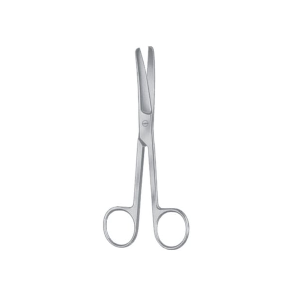 Tijera Cirugía Curva Punta Roma / Roma Kinefis