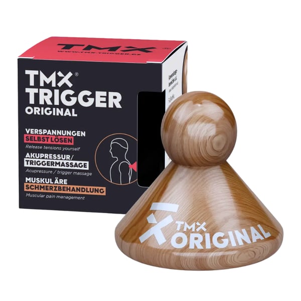 TMX-TRIGGER ORIGINAL: Herramienta de masaje profesional para puntos gatillo (con fijación reutilizable)