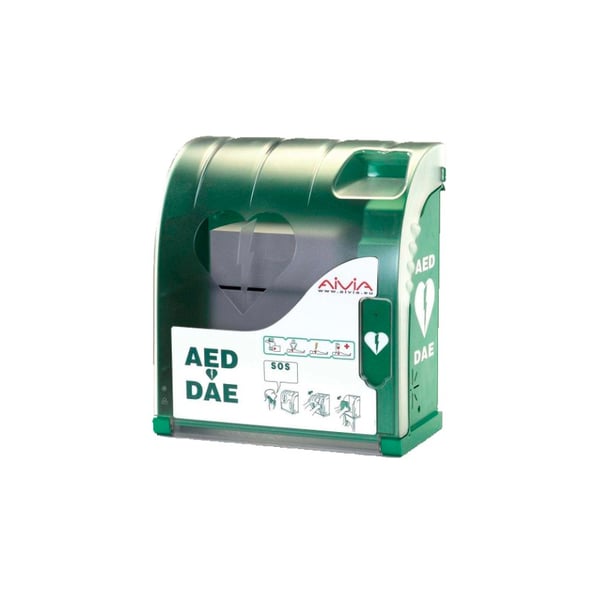 Vitrina Aivia V2 100 para almacenar desfibriladores con pilas y alarma incluida