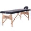 Camilla plegable de madera Kinefis Classic 3 - (Color negro)