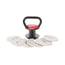 Kettlebell regulable hasta 9kg: Peso regulable con mango ergonómico y base de caucho