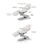 Sillón Eléctrico de Podología Medial+ con Función Antigravity y Apertura Lateral de Perneras