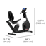 Bicicleta Reclinable Schwinn 280R con Resistencia Magnética y Bluetooth Bicicleta Reclinable Schwinn 280R con Resistencia Magnética y Bluetooth