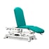 Camilla el&eacute;ctrica para osteopat&iacute;a: tres cuerpos, con respaldo reclinable en negativo, portarrollos, tap&oacute;n facial y ruedas escamoteables - Con Trendelenburg: 62x190 - Tapizado Est&aacute;ndar - Referencia: CE-2130-ARPC.62
