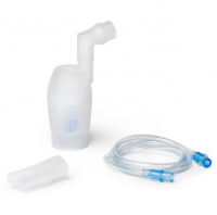 Set de accesorios para nebulizador Omron C101 Essential: kit nebulizador, tubo de aire y boquilla