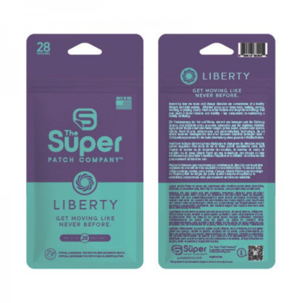 Liberty Super Patch - Paquete de 28 parches: Tecnología no invasiva y libre de fármacos que mejora el equilibrio y la estabilidad