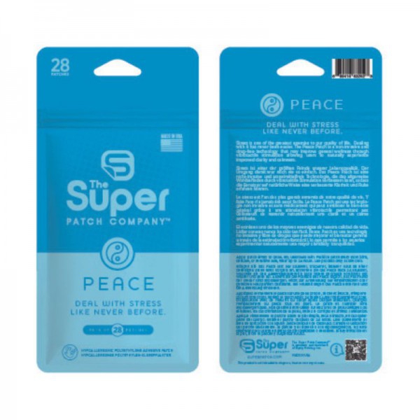 Peace Super Patch - Paquete de 28 parches: Tecnología vibrotáctil que permite a los usuarios experimentar naturalmente una mayor claridad y calma