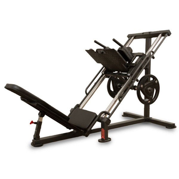 Máquina Hack Squat / Leg Press 45º BH Fitness: para trabajar cuádriceps, isquiotibiales y glúteos de forma fácil y confortable para la espalda