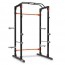 Power Cage con polea BH Fitness: soporte para pierna, polea alta y baja y soporte para almacenar discos