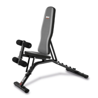 Banco de musculación multiposición de uso doméstico: Optima G320B con respaldo, asiento y soporte de piernas ajustable Banco de musculación multiposición de uso doméstico: Optima G320B con respaldo, asiento y soporte de piernas ajustable