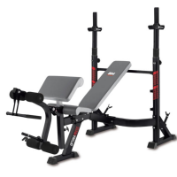Banco de musculación olímpico Optima Press G330B preparado para entrenamiento de cuerpo completo en casa. Uso Doméstico Banco de musculación olímpico Optima Press G330B preparado para entrenamiento de cuerpo completo en casa. Uso Doméstico