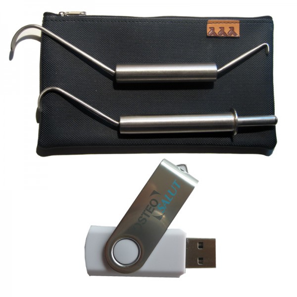 Ganchos de Fibrólisis Diacutánea + USB Informativo + estuche (dos ganchos) Ganchos de Fibrólisis Diacutánea + USB Informativo + estuche (dos ganchos)