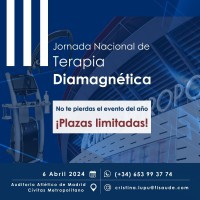 III JORNADA NACIONAL DE TERAPIA DIAMAGNÉTICA - 6 de abril-2024 - Cívitas Metropolitano - PRESENCIAL