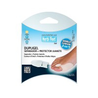 Dupligel separador y protector de juanete: perfecto para la protección en helomas y roces interdigitales Dupligel separador y protector de juanete: perfecto para la protección en helomas y roces interdigitales