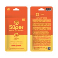 Joy Super Patch - Paquete de 28 parches: Tecnología no invasiva que puede mejorar el sentido de bienestar y felicidad a través de la estimulación vibrotáctil Joy Super Patch - Paquete de 28 parches: Tecnología no invasiva que puede mejorar el sentido de bienestar y felicidad a través de la estimulación vibrotáctil