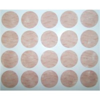 Adhesivo de Papel Circular Hipoalergénico Transpirable 24 mm (120 unidades)