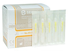 Agujas Acupuntura Marca Seirin Tipo J Mango Plástico Con Guía Agujas Acupuntura Marca Seirin Tipo J Mango Plástico Con Guía
