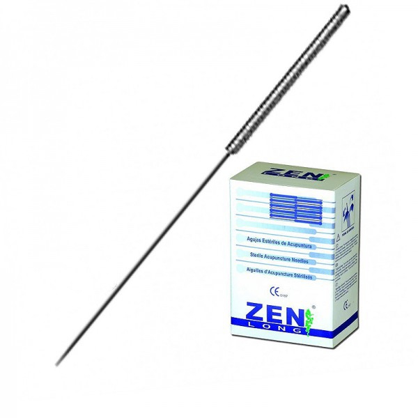 Agujas Acupuntura Tipo Coreana con Mango de Acero sin Guía Zenlong 0.16x11.5 mm Agujas Acupuntura Tipo Coreana con Mango de Acero sin Guía Zenlong 0.16x11.5 mm
