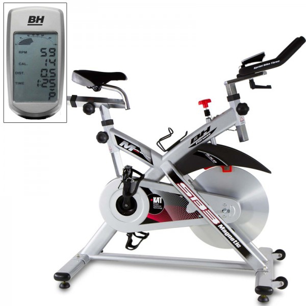 Bicicleta indoor SB3 Magnetic BH Fitness: Sistema de freno magnético silencioso