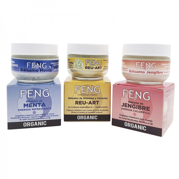 Bálsamos FENG 50ml: Menta, jengibre y Artemisa y cúrcuma Bálsamos FENG 50ml: Menta, jengibre y Artemisa y cúrcuma