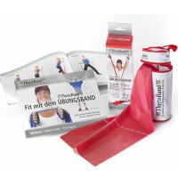 Cinta Elástica Thera-Band 2.5 metros + Bolsa de Transporte + Manual (resistencia media): Ideal para entrenar en cualquier lugar Cinta Elástica Thera-Band 2.5 metros + Bolsa de Transporte + Manual (resistencia media): Ideal para entrenar en cualquier lugar