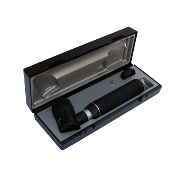 Dermatoscopio Riester Ri-Derma XL 2,5 V, mango para pilas Tipo C para dos baterías alcalinas Tipo C o Ri-Accu