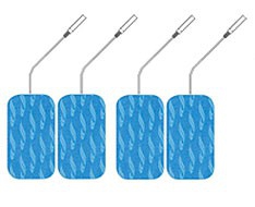Electrodos Adhesivos Conexión Cable