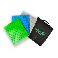 Yowalk® FeetBoard™ PLUS: Innovador tablero modular que simula superficies naturales para reactivar la circulación, corregir la postura y reducir el estrés (Incluye funda de tela) Yowalk® FeetBoard™ PLUS: Innovador tablero modular que simula superficies naturales para reactivar la circulación, corregir la postura y reducir el estrés (Incluye funda de tela)
