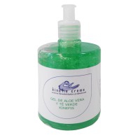 Gel de Aloe Vera Puro Enriquecido con Té Verde Kinefis 500 ml: Efecto Regenerante, hidratante y antioxidante Gel de Aloe Vera Puro Enriquecido con Té Verde Kinefis 500 ml: Efecto Regenerante, hidratante y antioxidante