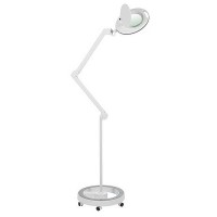 Lámpara Lupa LED de Luz Fría Mega con cinco aumentos (base rodable)
