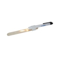 Linterna de bolsillo Pen-white con soporte para depresor (Color blanco) Linterna de bolsillo Pen-white con soporte para depresor (Color blanco)