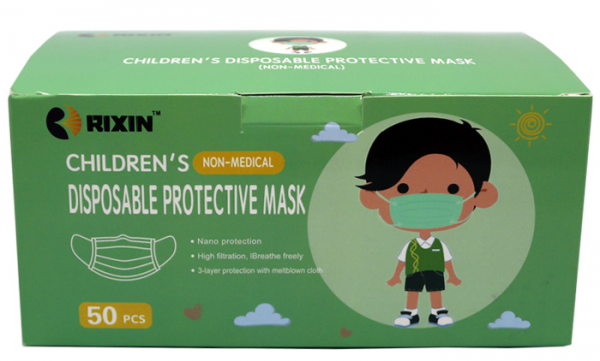 Mascarillas higiénicas niño / niña 3 capas - Caja de 50 unidades Mascarillas higiénicas niño / niña 3 capas - Caja de 50 unidades
