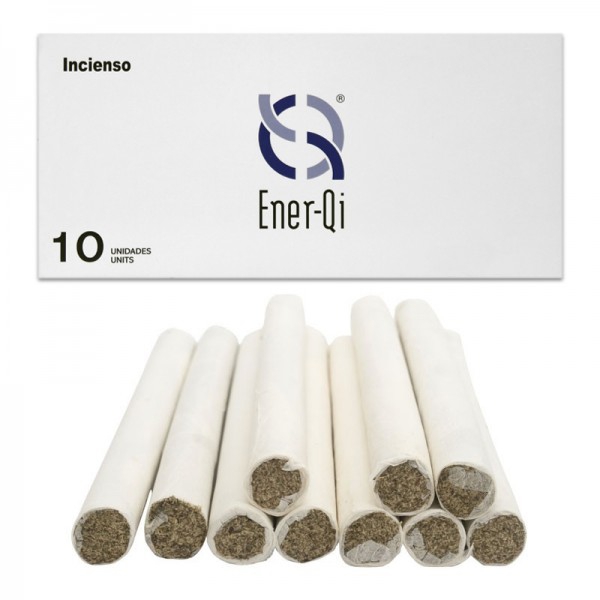 Moxa en puro de artemisa pura con humo "Qing ai tiao" Ener-Qi (10 unidades): Ideal para moxibustión indirecta Moxa en puro de artemisa pura con humo "Qing ai tiao" Ener-Qi (10 unidades): Ideal para moxibustión indirecta