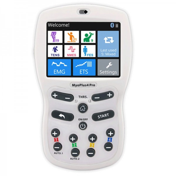 Biofeedback Electroestimulador Neurotrac Myoplus 4 PRO: Pantalla táctil a color y sistema multifase que combina EMG - ETS - STIM en un mismo programa Biofeedback Electroestimulador Neurotrac Myoplus 4 PRO: Pantalla táctil a color y sistema multifase que combina EMG - ETS - STIM en un mismo programa