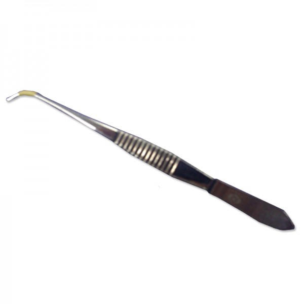 Pinza de Punta Curva 10 cm: Ideal para auriculoterapia (acero inoxidable) Pinza de Punta Curva 10 cm: Ideal para auriculoterapia (acero inoxidable)
